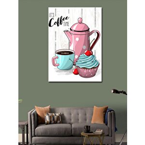 Kanvas Tablo Kahve Ve Cupcake 70x100 cm