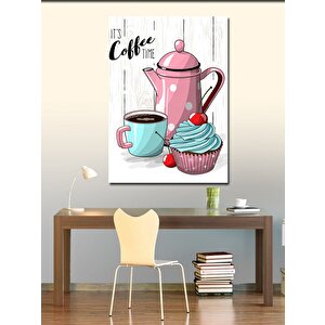 Kanvas Tablo Kahve Ve Cupcake 70x100 cm