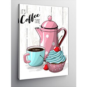 Kanvas Tablo Kahve Ve Cupcake