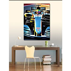 Kanvas Tablo Formula 1 Arabası 70x100 cm