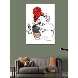 Kanvas Tablo Kahve Ve Kuala 70x100 cm