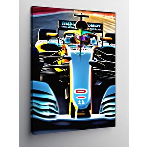 Kanvas Tablo Formula 1 Arabası
