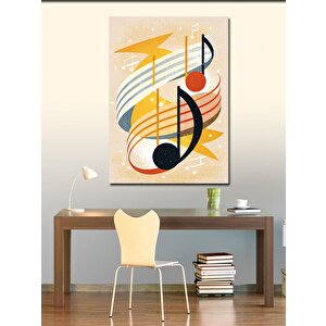 Kanvas Tablo Müzik Notaları 70x100 cm