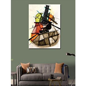 Kanvas Tablo Akustik Gitar 70x100 cm