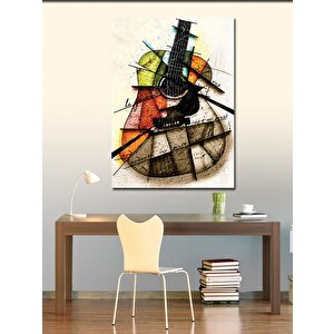 Kanvas Tablo Akustik Gitar 70x100 cm