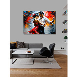 Kanvas Tablo Dans Eden Çift 100x140 cm