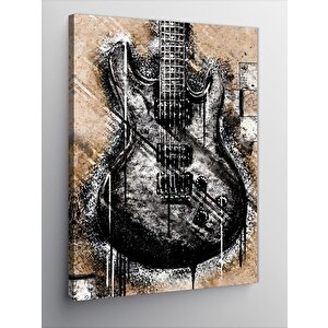 Kanvas Tablo Elektro Gitar 100x140 cm
