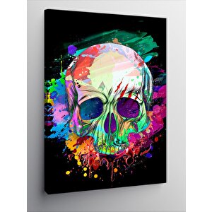 Kanvas Tablo Renkli Kuru Kafa 70x100 cm