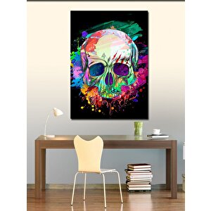 Kanvas Tablo Renkli Kuru Kafa 70x100 cm