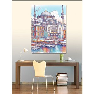 Kanvas Tablo Minyatür Cami