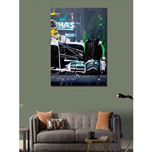 Kanvas Tablo Formula Temalı 100x140 cm