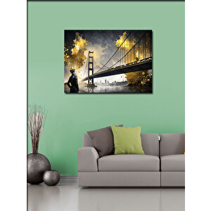 Kanvas Tablo Boğaziçi Köprüsü 100x140 cm
