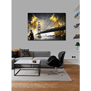 Kanvas Tablo Boğaziçi Köprüsü 100x140 cm