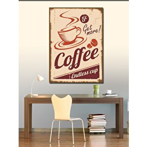 Kanvas Tablo Kahve Temalı 70x100 cm