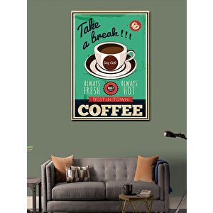 Kanvas Tablo Kahve Temalı 70x100 cm