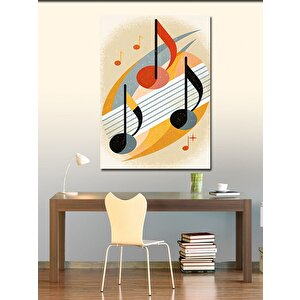 Kanvas Tablo Müzik Notaları