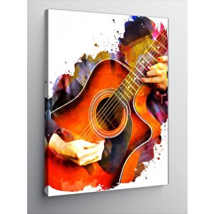 Kanvas Tablo Akustik Gitar