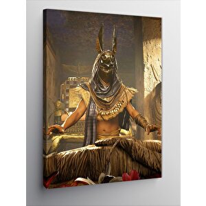 Kanvas Tablo Anubis Ve Mumya 100x140 cm