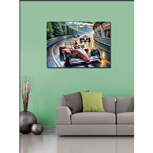 Kanvas Tablo Formula 1 100x140 cm