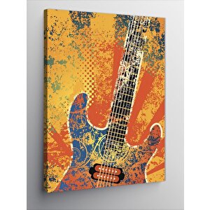 Kanvas Tablo Elektro Gitar