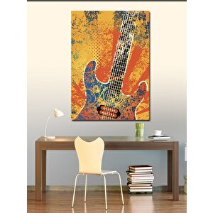 Kanvas Tablo Elektro Gitar