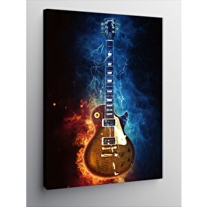 Kanvas Tablo Gibson Gitar 100x140 cm