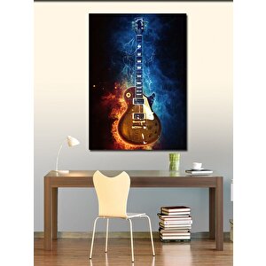 Kanvas Tablo Gibson Gitar 100x140 cm