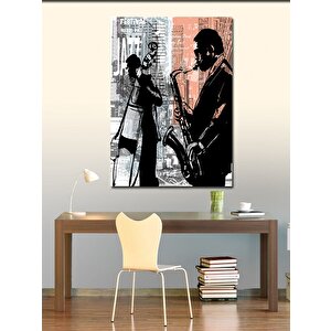 Kanvas Tablo Caz Müzik 70x100 cm