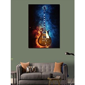 Kanvas Tablo Gibson Gitar