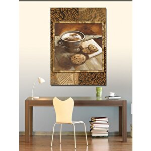 Kanvas Tablo Kurabiye Ve Kahve 70x100 cm