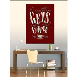 Kanvas Tablo Kahve Coffe Temalı 70x100 cm