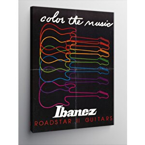 Kanvas Tablo İbanez Elektro Gitar