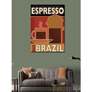 Kanvas Tablo Espresso Kahve 70x100 cm