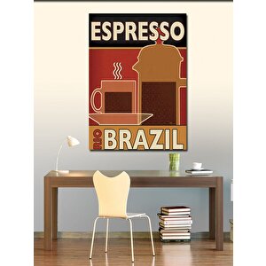 Kanvas Tablo Espresso Kahve 70x100 cm