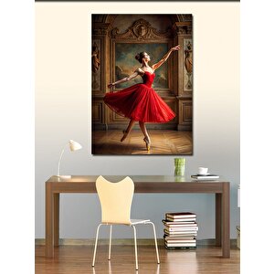 Kanvas Tablo Balerin Kadın 100x140 cm