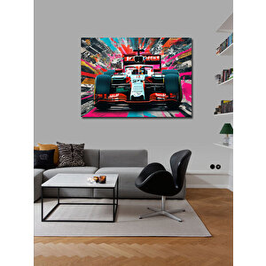 Kanvas Tablo Formula 1 Arabası 70x100 cm