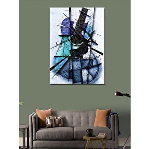 Kanvas Tablo Akustik Gitar 70x100 cm