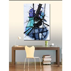 Kanvas Tablo Akustik Gitar 70x100 cm
