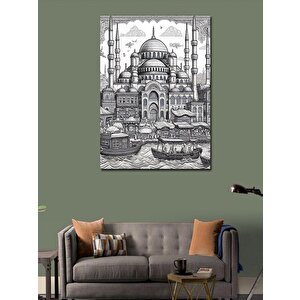 Kanvas Tablo Minyatür Cami
