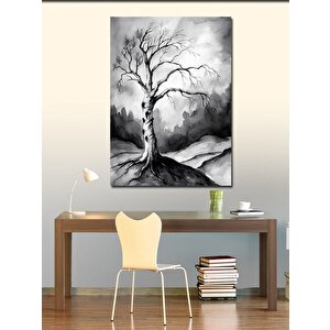 Kanvas Tablo Kuru Ağaç 70x100 cm