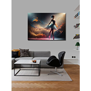 Kanvas Tablo Balerin Kadın 70x100 cm