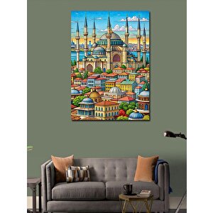 Kanvas Tablo Tarihi Cami 70x100 cm