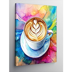 Kanvas Tablo Kahve Cafe Art
