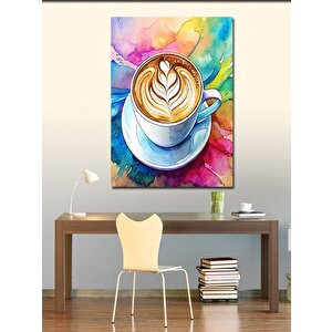 Kanvas Tablo Kahve Cafe Art