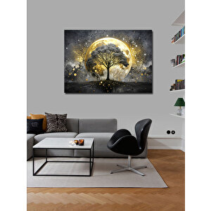 Kanvas Tablo Ay Ve Ağaç 70x100 cm