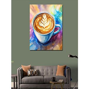 Kanvas Tablo Kahve Coffe Art