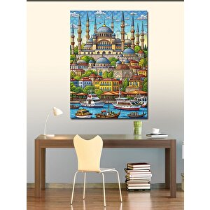 Kanvas Tablo Minyatür Cami