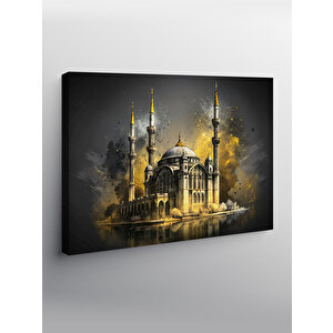 Kanvas Tablo Soyut Cami 100x140 cm