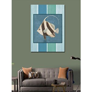 Kanvas Tablo Desenler Ve Balık 70x100 cm