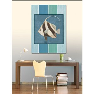 Kanvas Tablo Desenler Ve Balık 70x100 cm